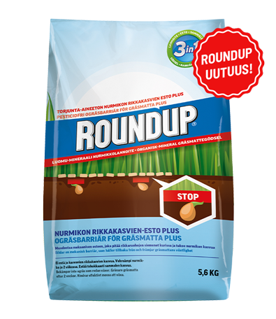 Roundup Nurmikon rikkakasvien-esto plus 5,6kg